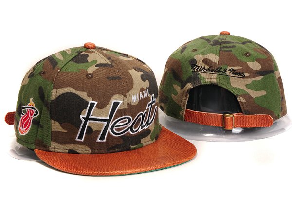 Miami Heat Snapback Hat YX 8302